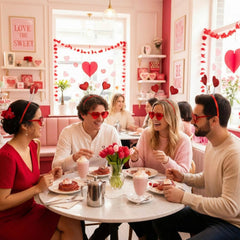 MTLEE valentines accessory pack in red ideal for weddings, parties, and photo booths.