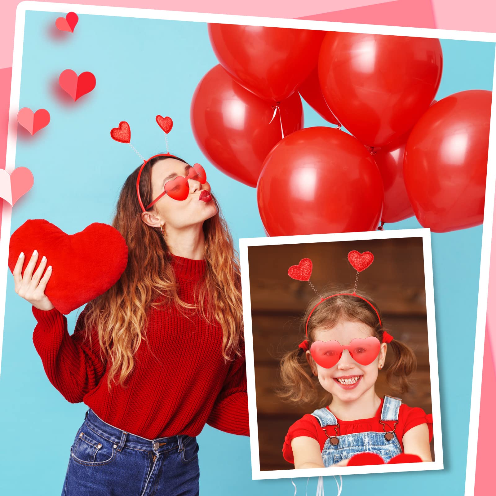 MTLEE valentines party gear in red adds charm and color to events.