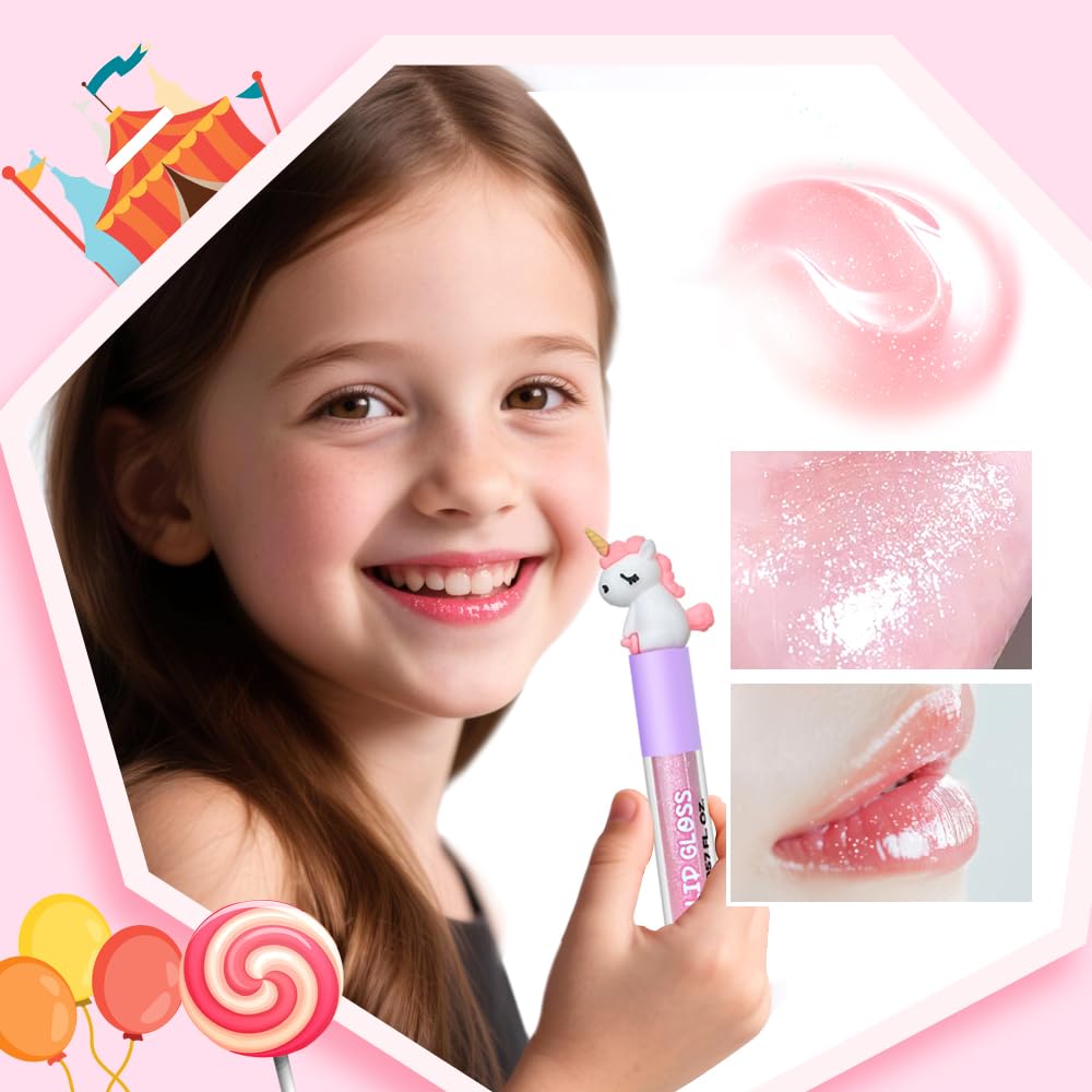 M&U MAKE YOU UP: brillo sabor fresa, uso divertido para labios de niñas