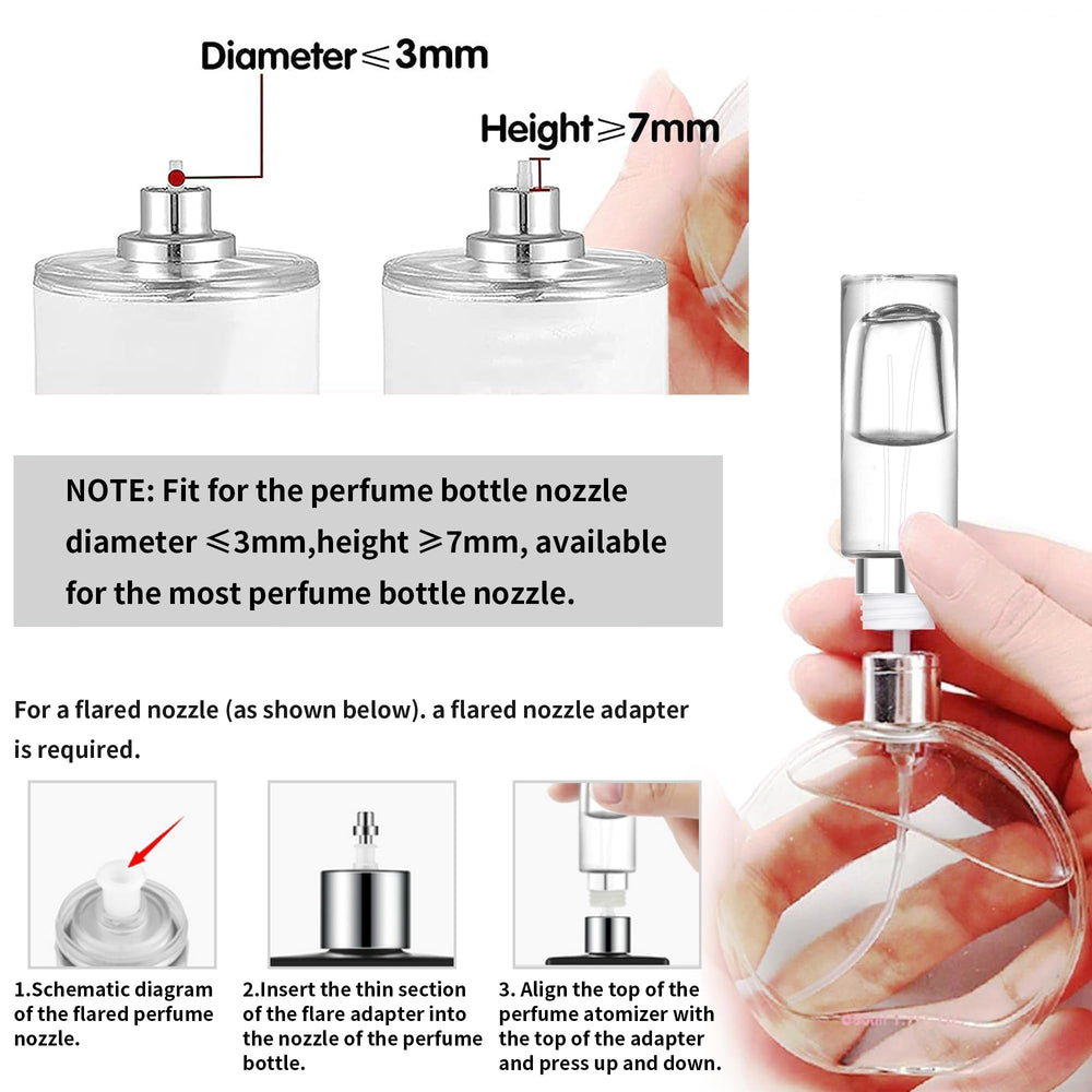 Durable aluminum cap and thickened glass support long-lasting use.