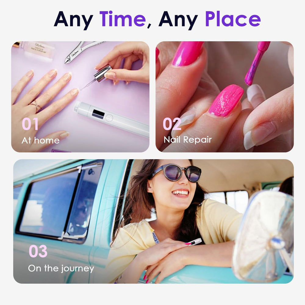 MUCOOS nail lamp suitable for home manicures and salon touch-ups