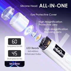 MUCOOS silicone head tips enable precise nail art and accents