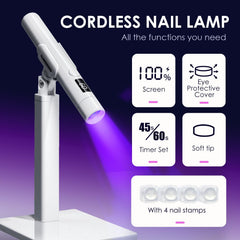 MUCOOS UV light with magnetic bracket for stable positioning