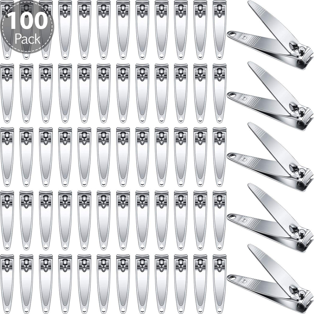 Mudder 100-piece nail clippers set bulk—compact and portable for home or travel.