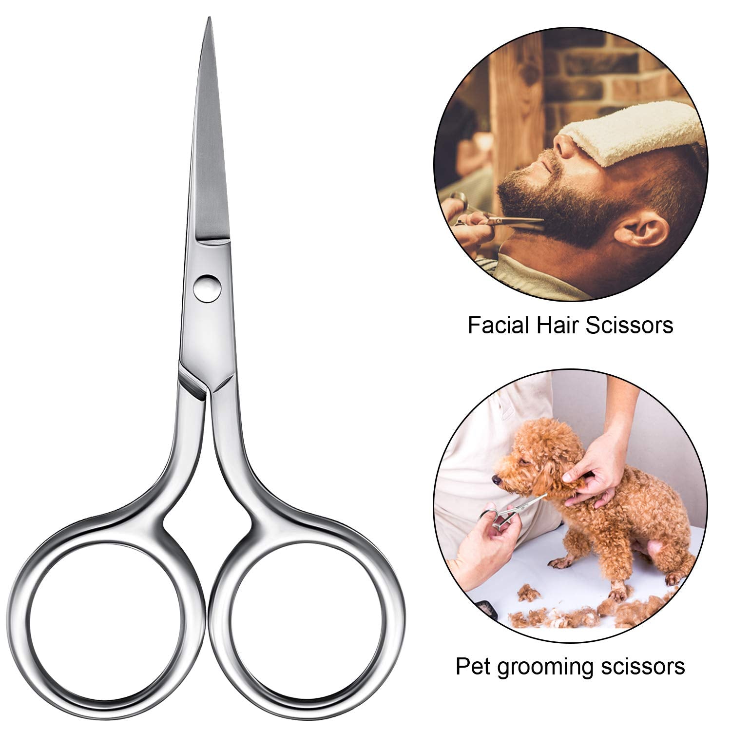 Mudder beard scissors in compact size for quick grooming