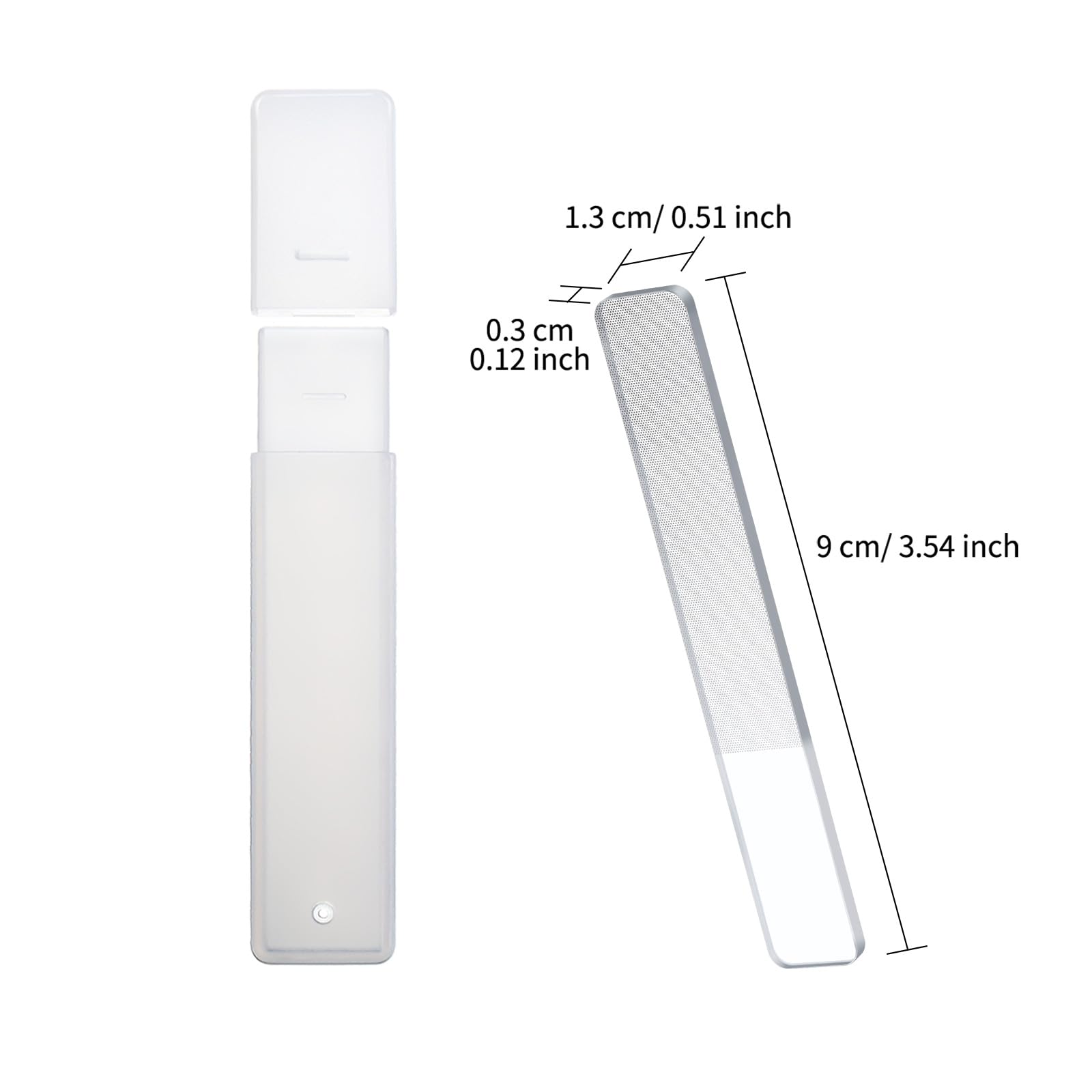 Mudder crystal nail buffer set of four for durable, washable polishing