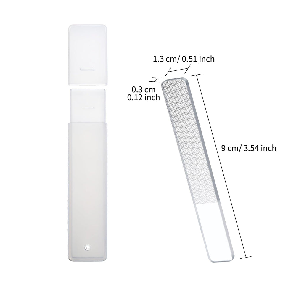 Mudder crystal nail buffer set of four for durable, washable polishing