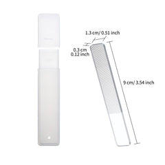 Mudder crystal nail buffer set of four for durable, washable polishing