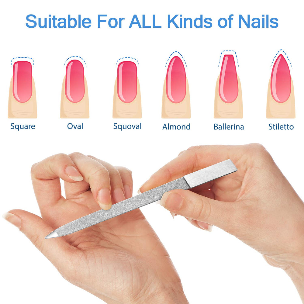 Mudder foot nail file designed for smoothing hard-to-reach areas