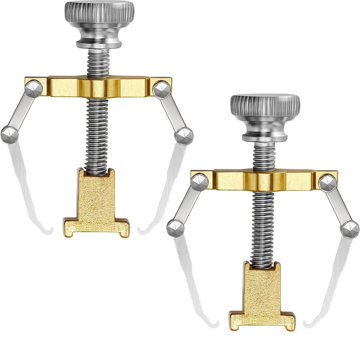 Mudder ingrown toenail lifter in gold demonstrates a gentle lift for nail comfort