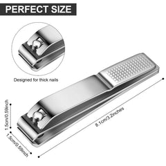 Mudder nail clippers with anti-slip handle for secure trimming.
