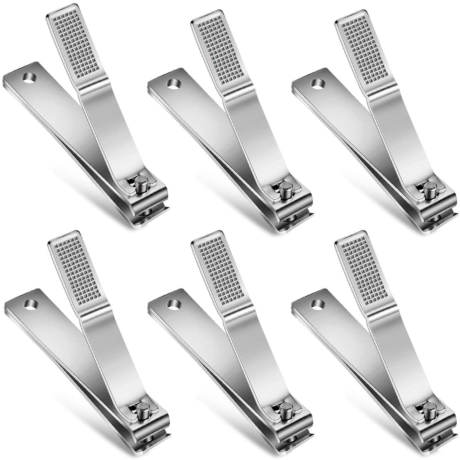 Mudder nail clippers with stainless steel large straight edge for thick nails.