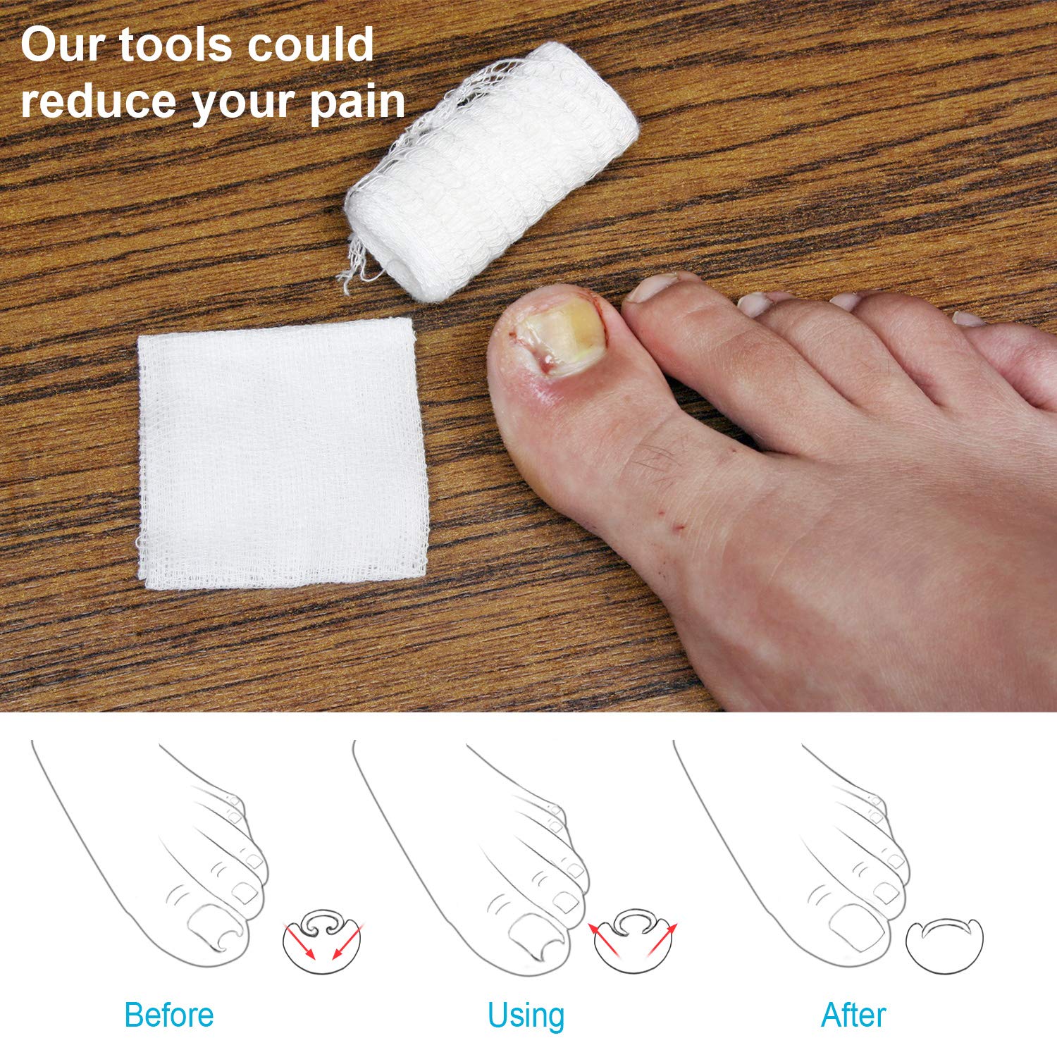 Mudder portable, easy-to-use nail lifter in gold for travel