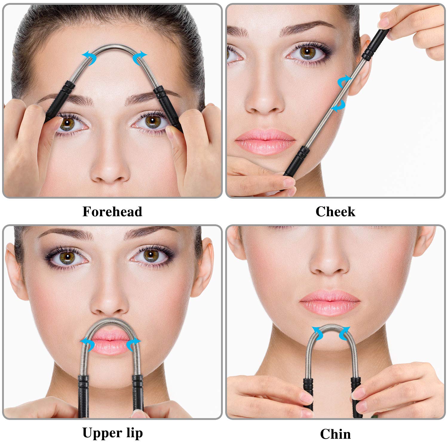 Mudder portable facial remover set fits in a purse for travel touch-ups.