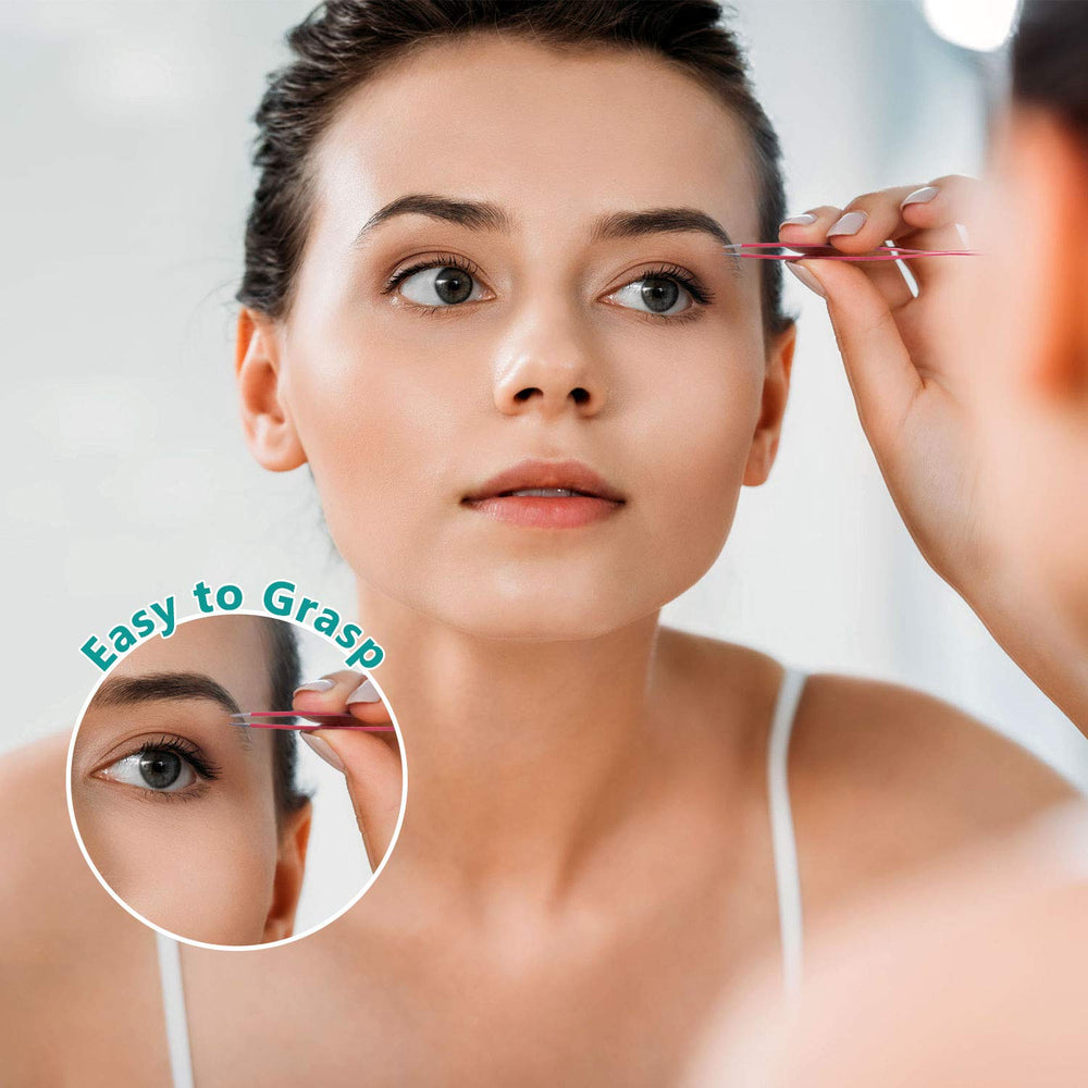 Mudder precision needle-tip stainless steel tweezers for removing deep hair and splinters.