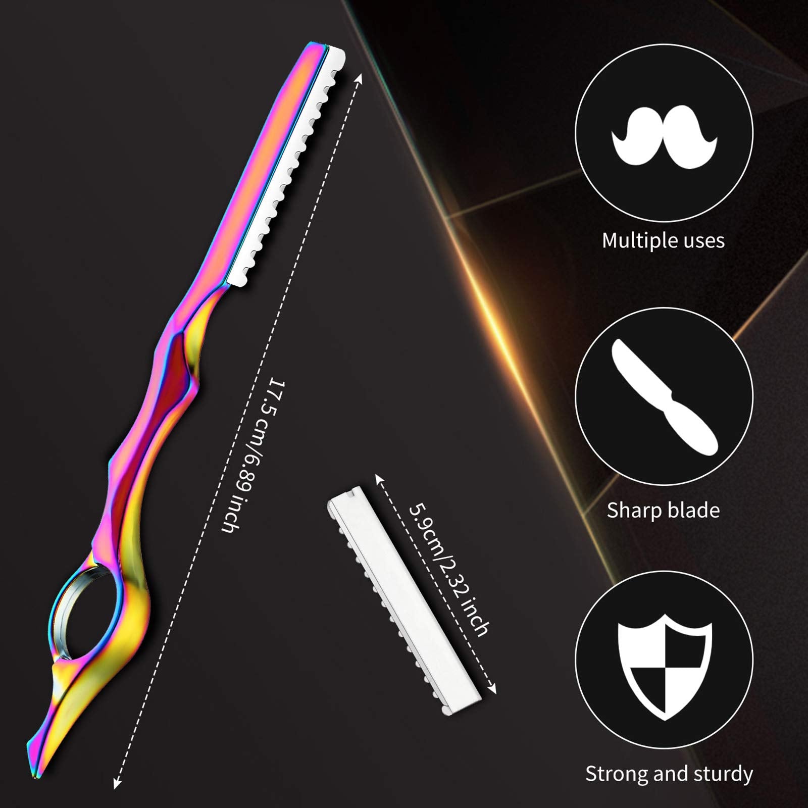 Mudder replacement stainless steel razors included for ongoing use