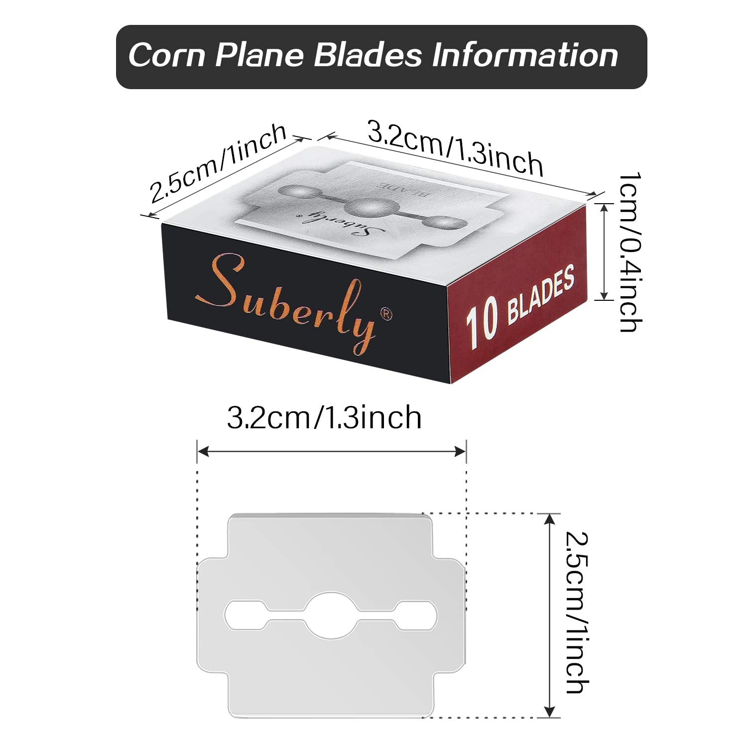 Mudder stainless steel callus blades provide durable, rust-resistant performance for regular pedicures.