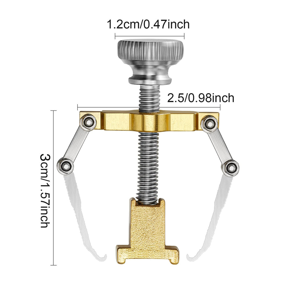 Mudder toe clamp in stainless steel showcases a sturdy, precise grip