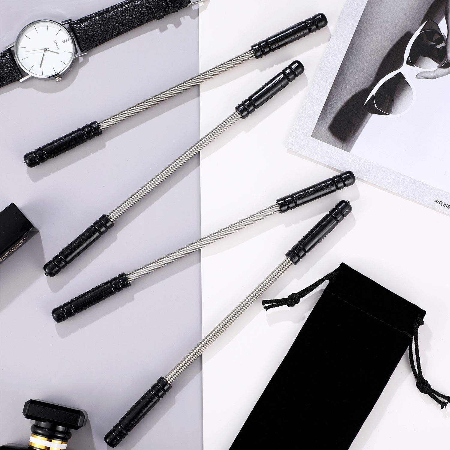 Mudder travel storage bag accompanies the 4-piece set for easy organization.