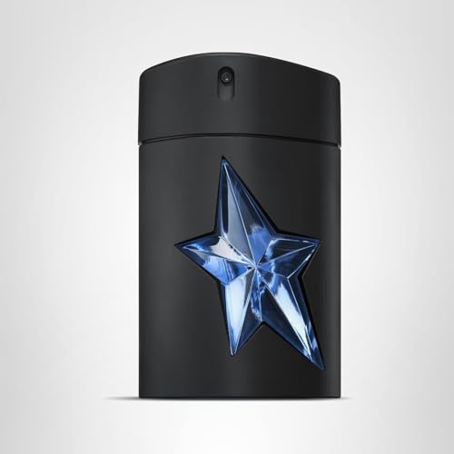 Mugler A*Men dramatic backdrop emphasizing long-lasting fragrance performance.