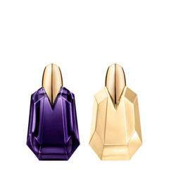 Mugler Alien Gift Set packaging display, travel-ready box for on-the-go fragrance.