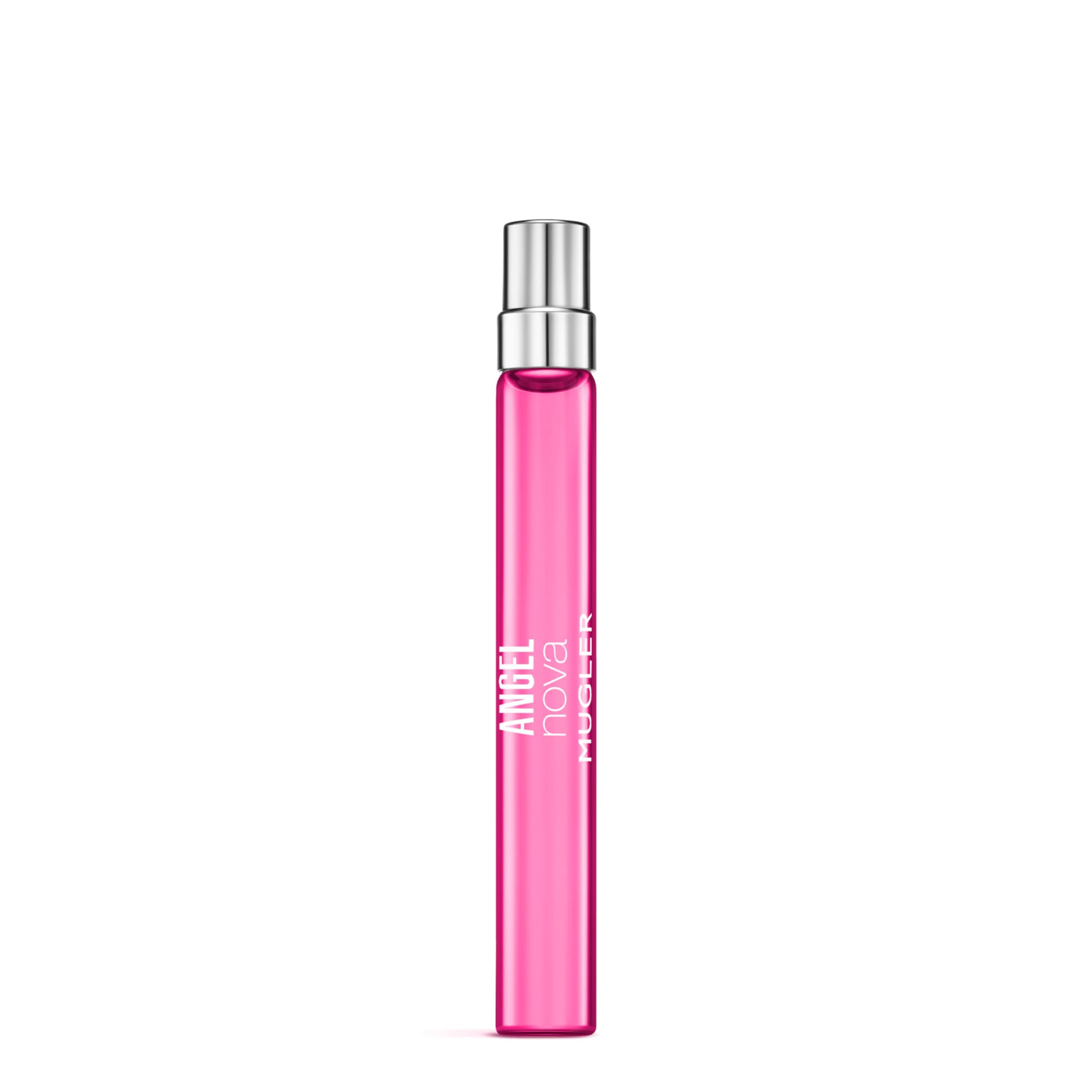 Mugler Angel Nova bottle front view, inviting fragrance for day and night