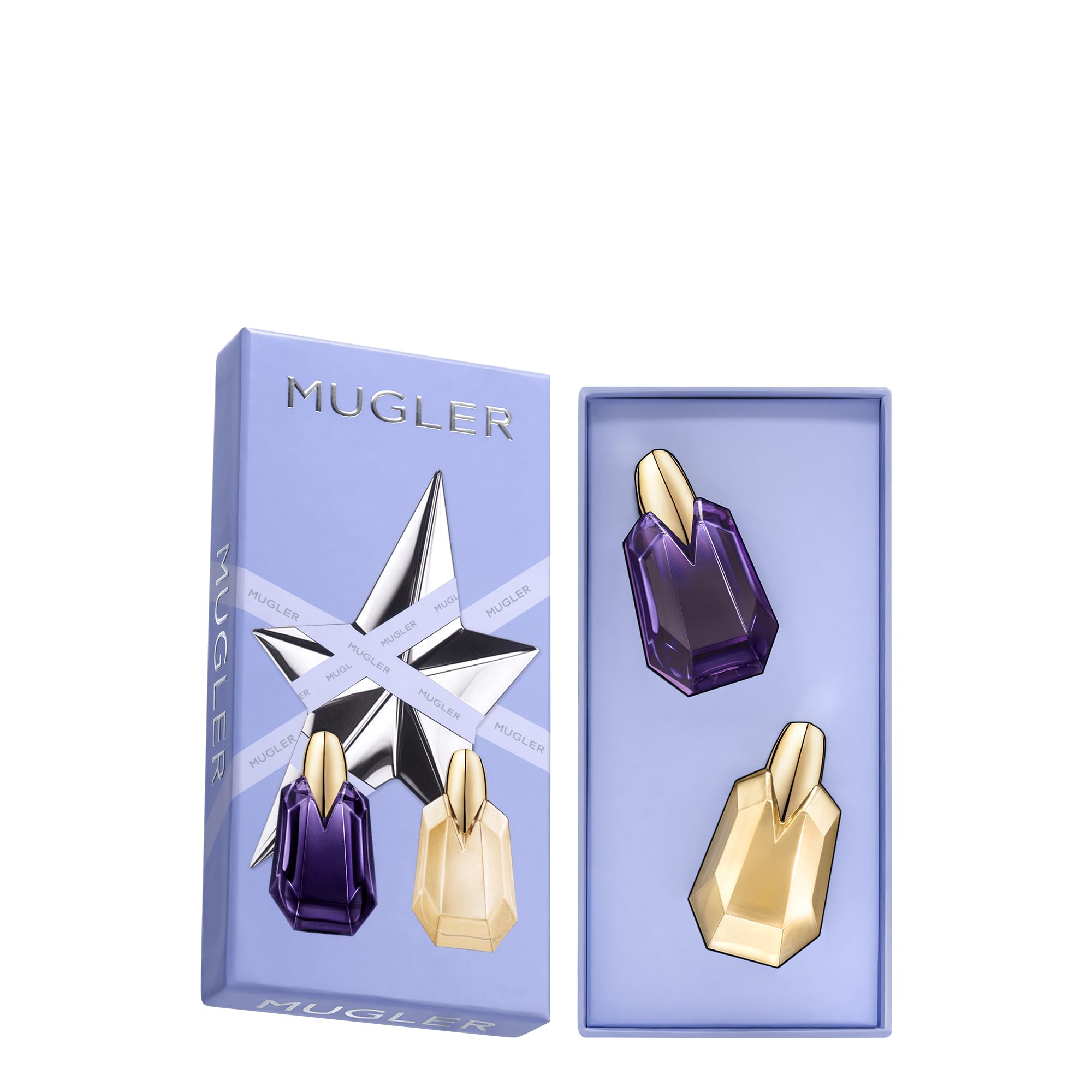 Mugler Gift Set outer box, elegant presentation for gifting.