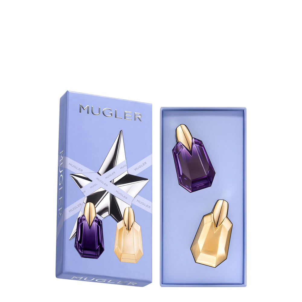 Mugler Gift Set outer box, elegant presentation for gifting.