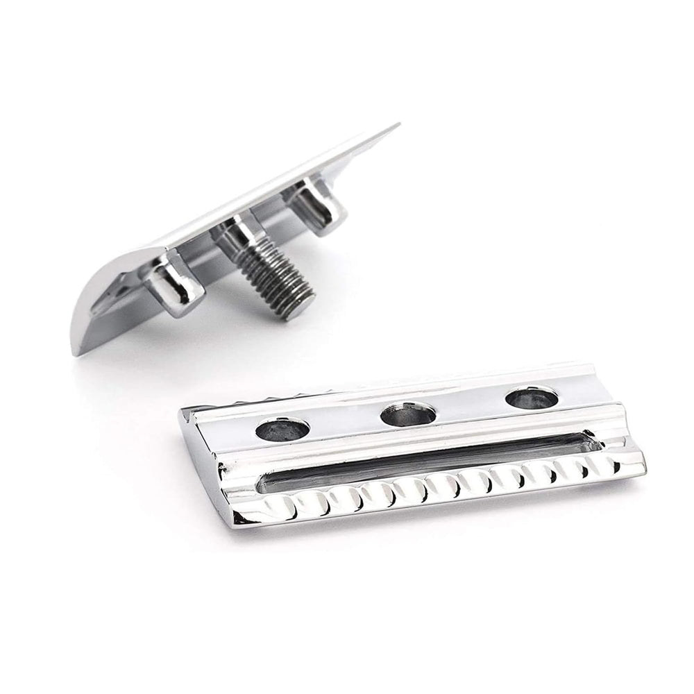 MÜHLE R89 closed-comb design for safer, smoother grooming