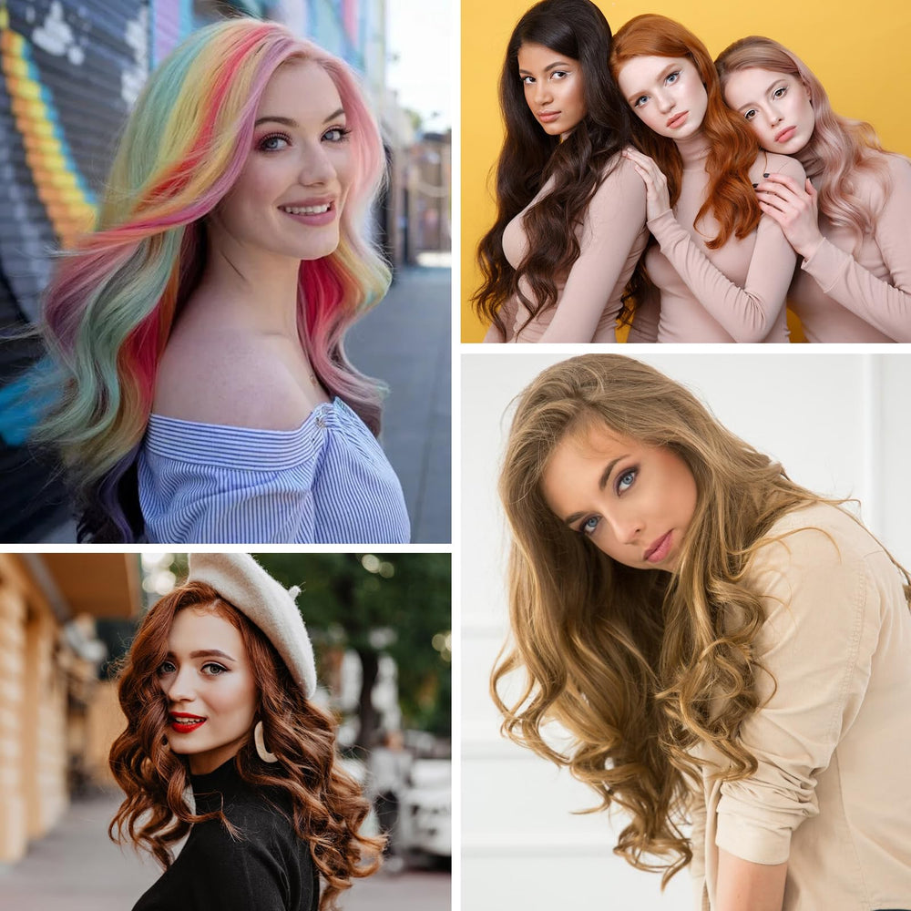 MUIIGOOD brown wig clips ideal for wigs, extensions, and hairpieces