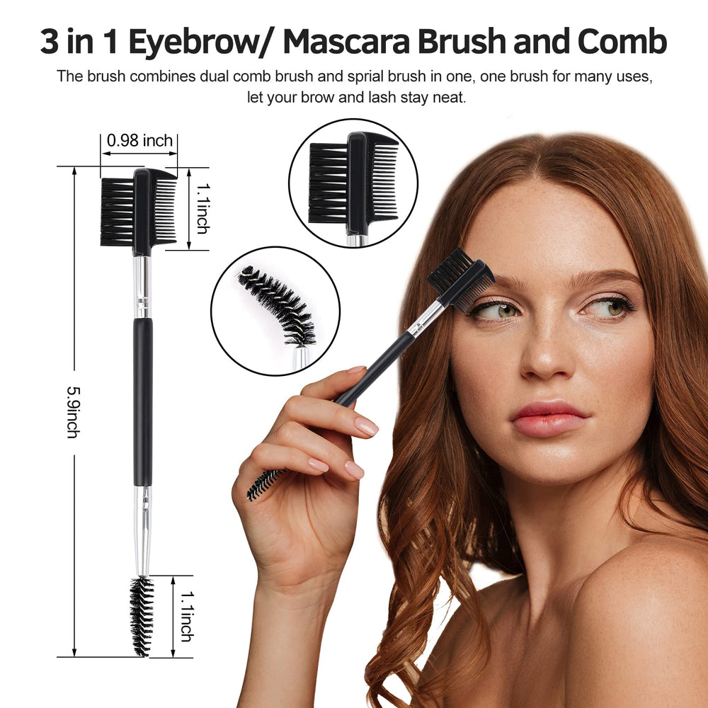 MUIIGOOD foldable eyebrow brush keeps grooming on the go