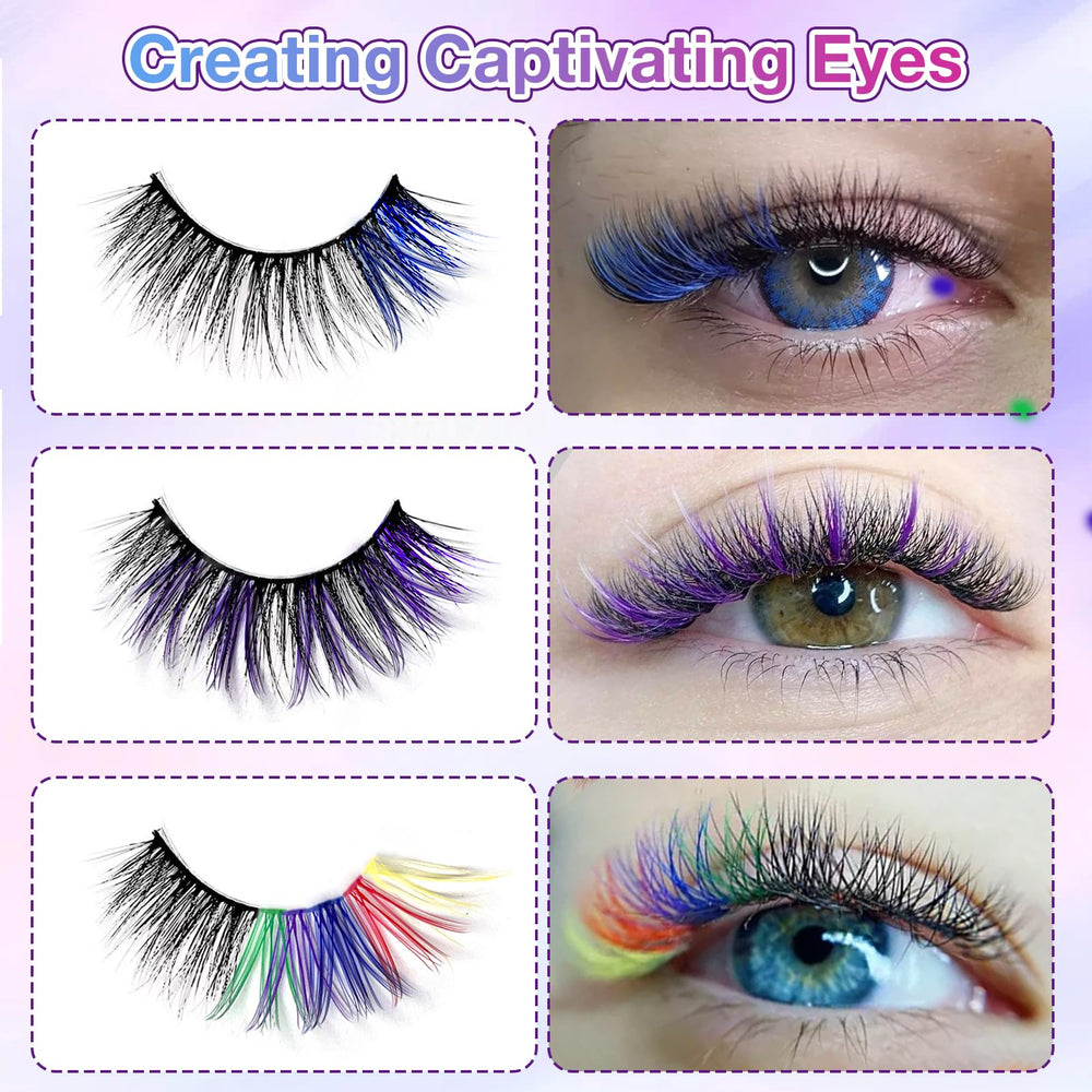 MUIIGOOD step-by-step cluster lash application for easy home use.