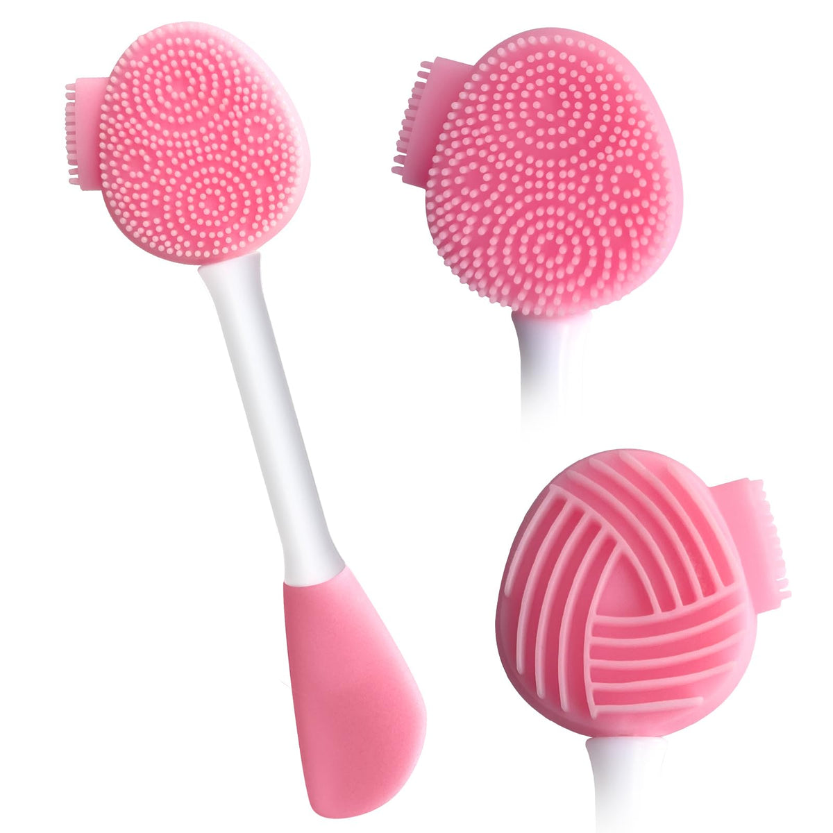 MUIIGOOD silicone face scrubber brush for gentle cleansing and quick drying