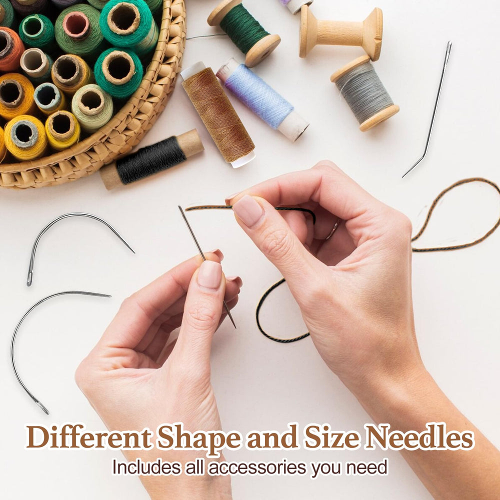 MUIIGOOD weaving needles included for precise sewing of clips.