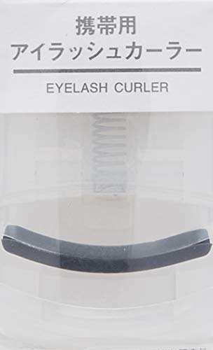 MUJI curler includes refill rubber for extended, smooth curling.