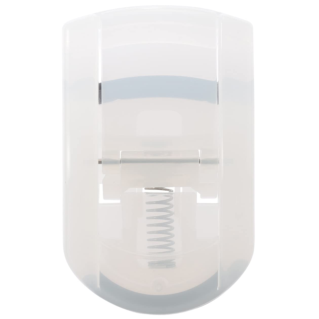 MUJI portable eyelash curler with slide design for easy pouch storage.