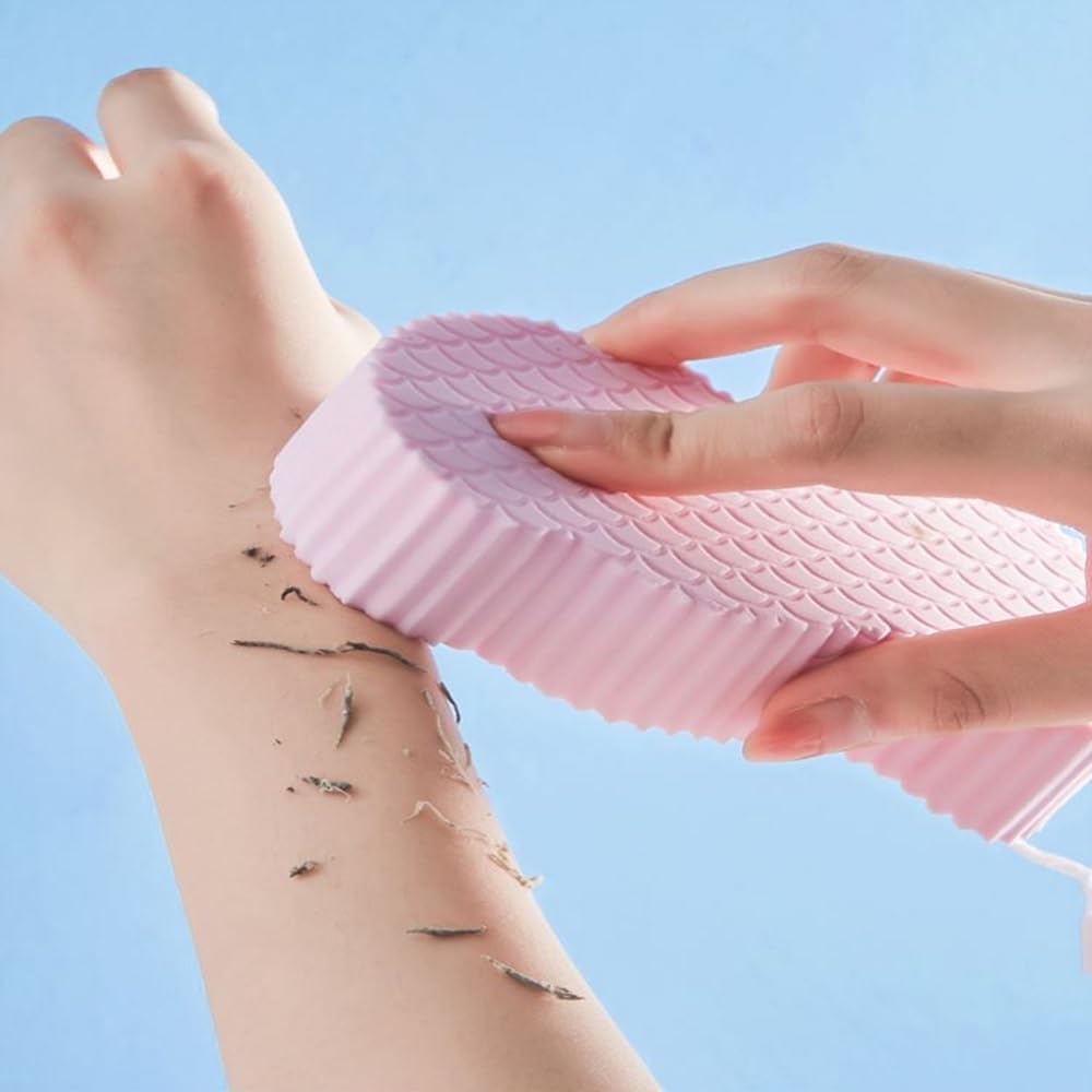 MULPG esponja para baño, colgante integrado para secado rápido y práctico.