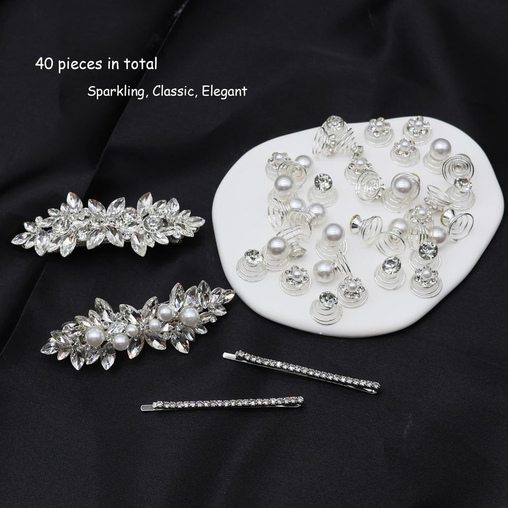 Mulzile accesorios pelo brillantes para fiestas y ceremonias