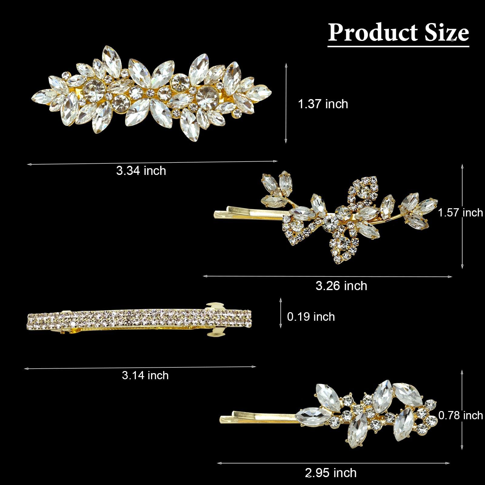 Mulzile bride hair pin on bun showcases delicate detail.