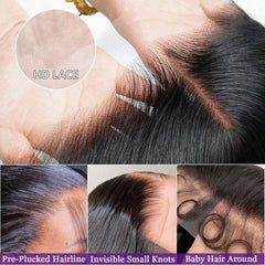 MUNONG glueless cap with adjustable straps and four combs for secure fit