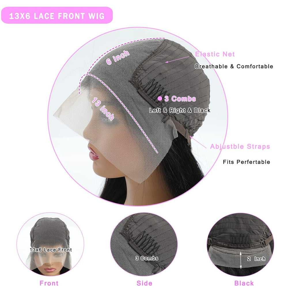 MUNONG HD Swiss lace detail ensures seamless scalp melt at the hairline