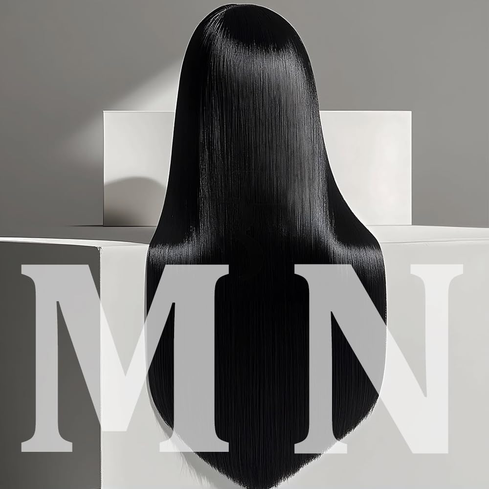 MUNONG wig shows a side part and secure fit for all-day wear