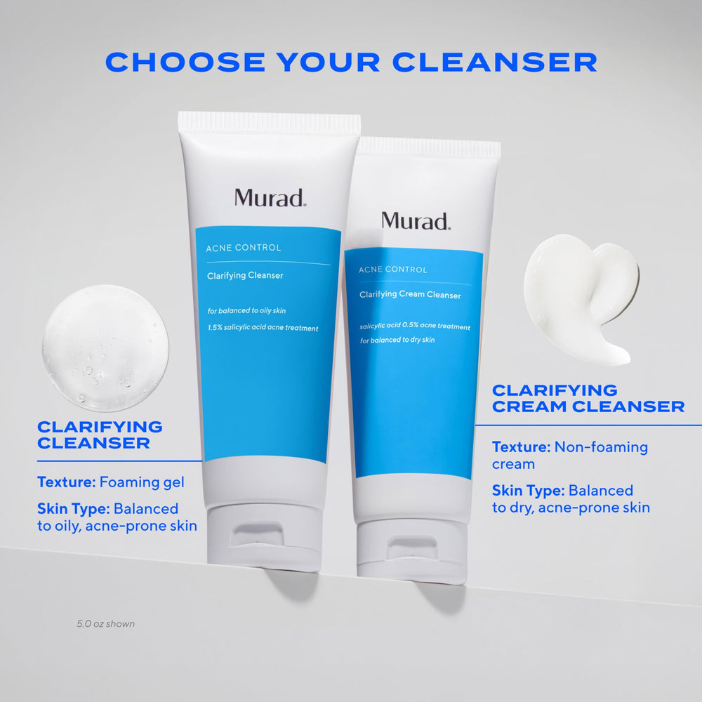 Murad Acne Control Clarifying Cleanser, purificación de poros con ácido salicílico en gel.