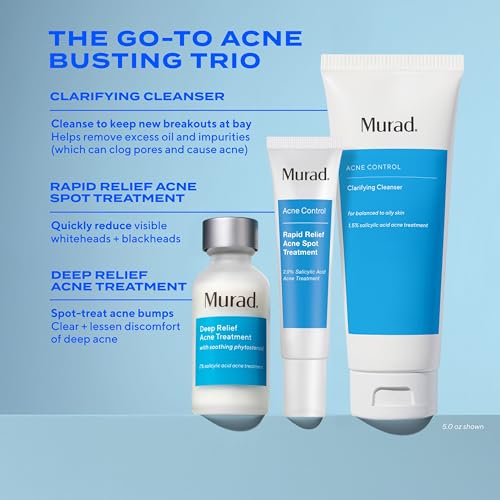 Illustration of pores refining with Murad Acne Control Clarifying Cleanser