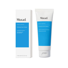 Murad Acne Control Clarifying Cream Cleanser bottle with pump for gentle cleansing on sensitive skin.