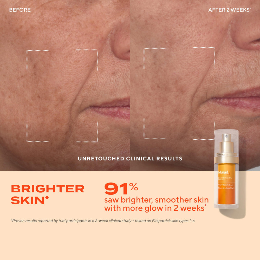 Close-up of Murad Brighten Trial Kit texture with creamy cleanser