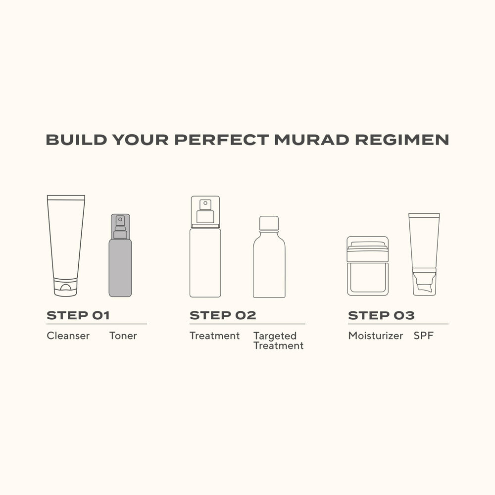 Murad Clarifying Toner showing cucumber extracts for cooling hydration