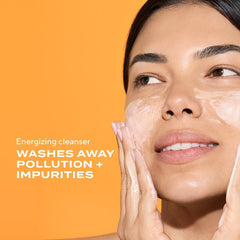 Murad Essential-C Cleanser citrus scent enhances an energizing morning routine.