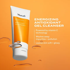 Murad Essential-C Cleanser foaming gel creates refreshing lather to remove impurities.