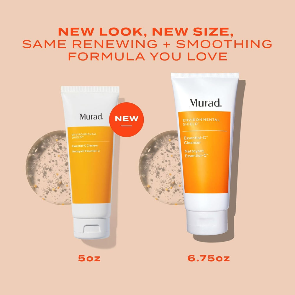 Murad Essential-C Cleanser hydration from humectants helps maintain balance.